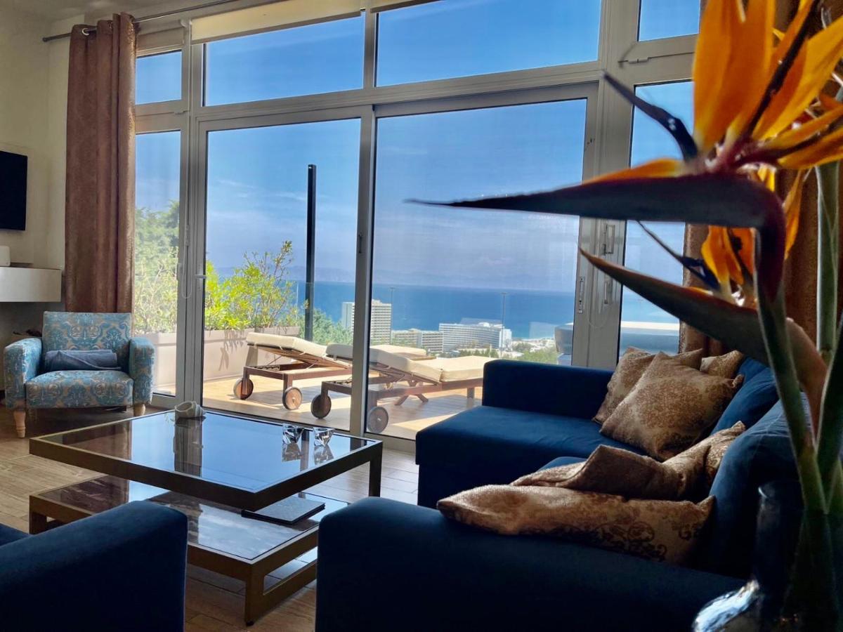 Appartamento Flyviewflatsgold Privatehottub With Seaview Ixia  Esterno foto
