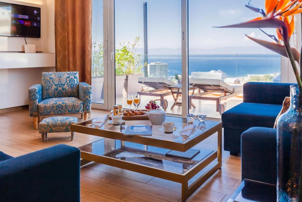 Appartamento Flyviewflatsgold Privatehottub With Seaview Ixia  Esterno foto