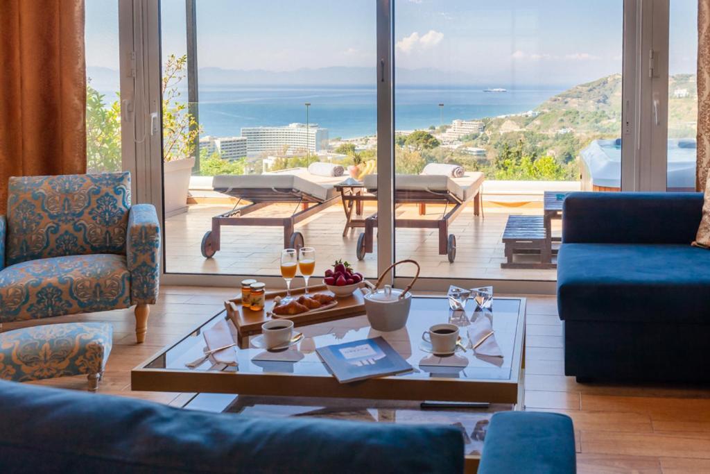Appartamento Flyviewflatsgold Privatehottub With Seaview Ixia  Esterno foto