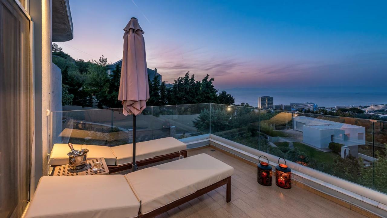 Appartamento Flyviewflatsgold Privatehottub With Seaview Ixia  Esterno foto