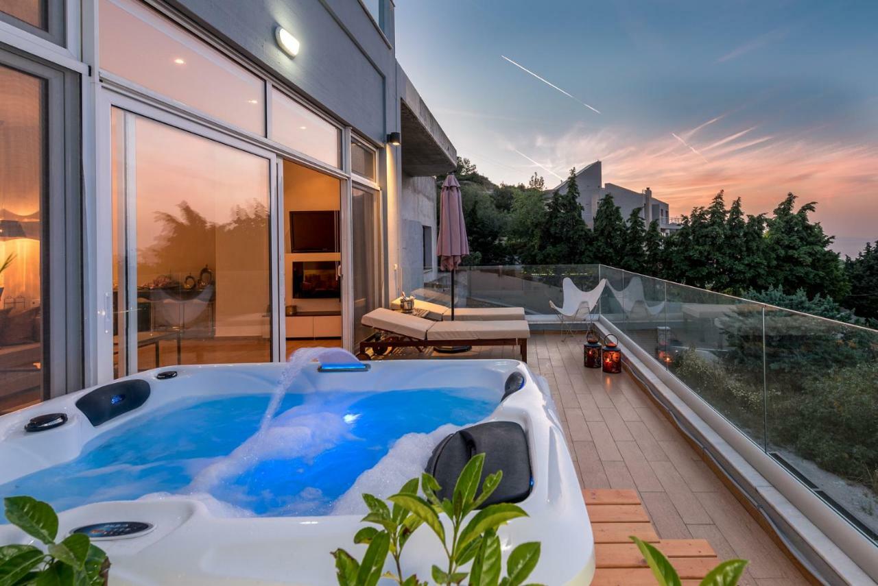 Appartamento Flyviewflatsgold Privatehottub With Seaview Ixia  Esterno foto