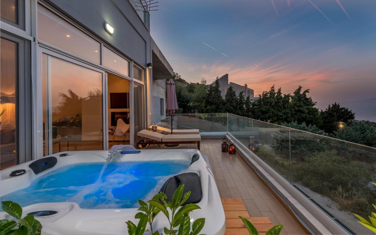 Appartamento Flyviewflatsgold Privatehottub With Seaview Ixia  Esterno foto